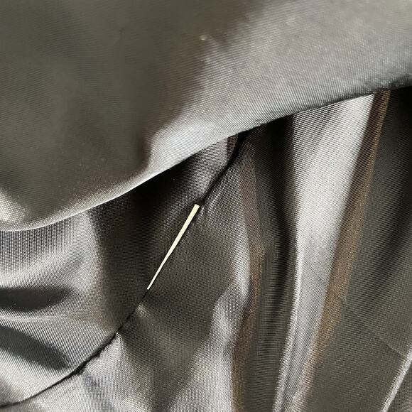 Vintage Silk Box Women's Burgundy Jacquard Asian Print Jacket Size 12 Regal Chic - Picture 10 of 10